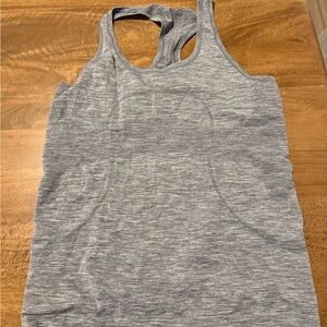 Lululemon Athletica Heathered Gray Tank Top Swiftly Tech